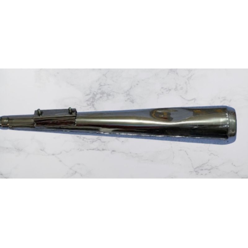 Honda TMX 155 - StockPipe - Stainless - Double Tube Elbow | Shopee ...