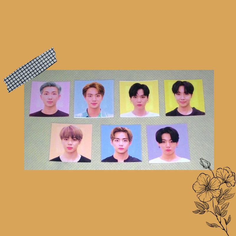 BTS 1x1 ID PHOTO (UNOFFICIAL) | Shopee Philippines