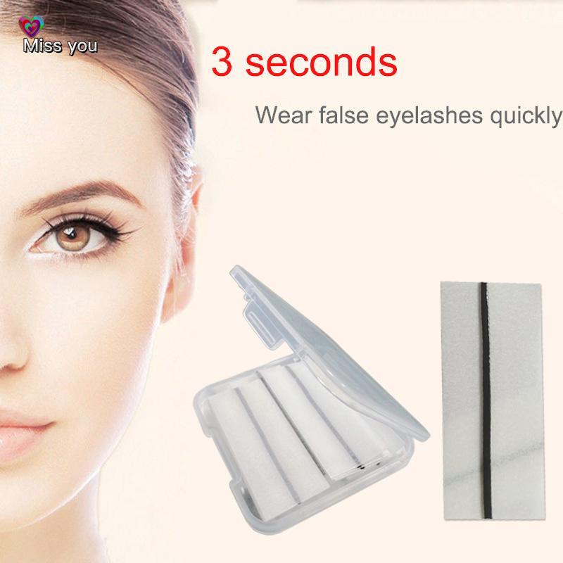 10Pieces Reusable SelfAdhesive GlueFree Eyelash Glue Strip False