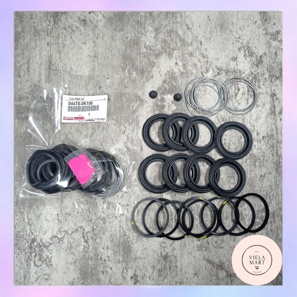 Caliper Kit Rubber Seal Front Disc Brake Fortuner Hilux (04478-0K130 ...