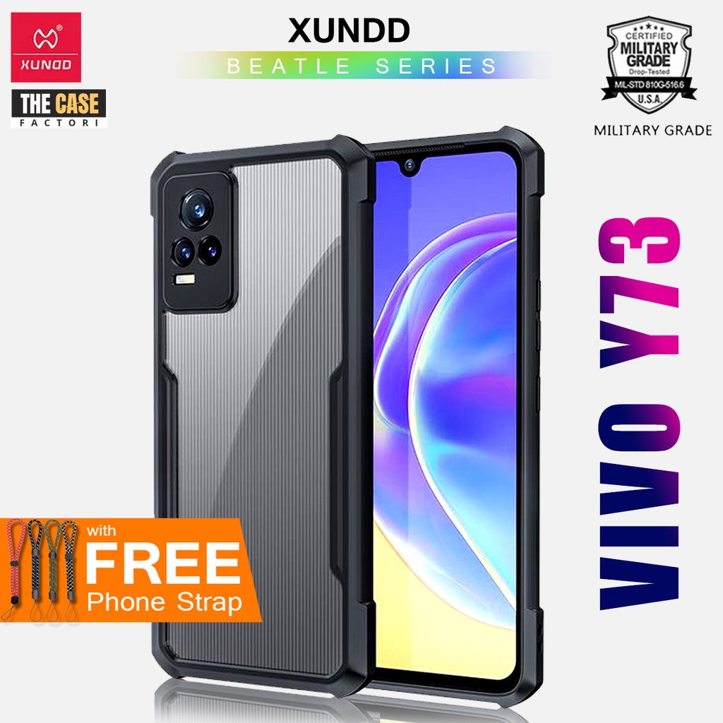 Xundd Original Beatle Clear Hybrid Shock Proof Armor Case For Vivo Y73 Shopee Philippines 6172
