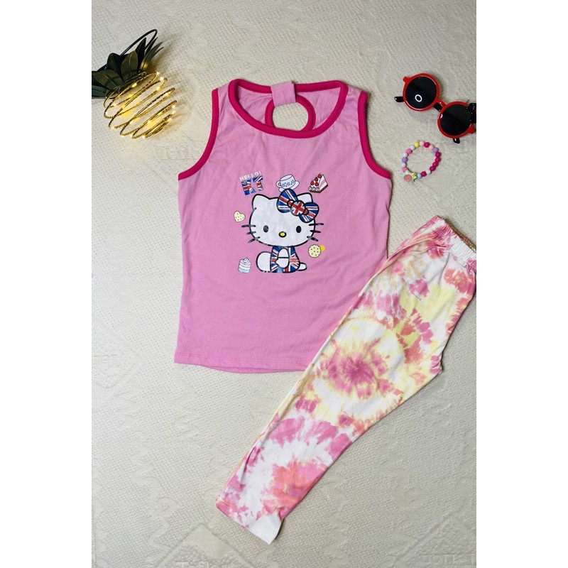 Dress and leggings - Pink/Hello Kitty - Kids