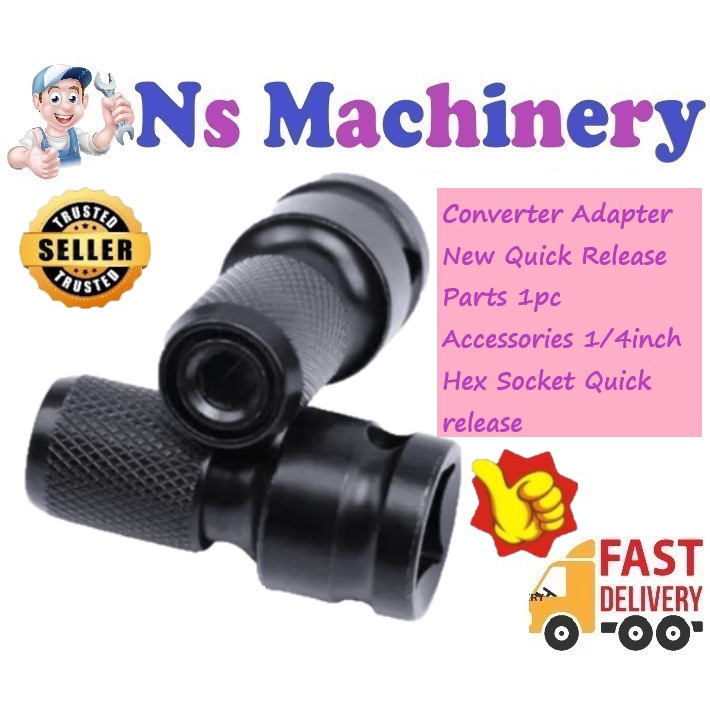 Converter Adapter New Quick Release Parts 1pc Accessories 1/4inch Hex ...