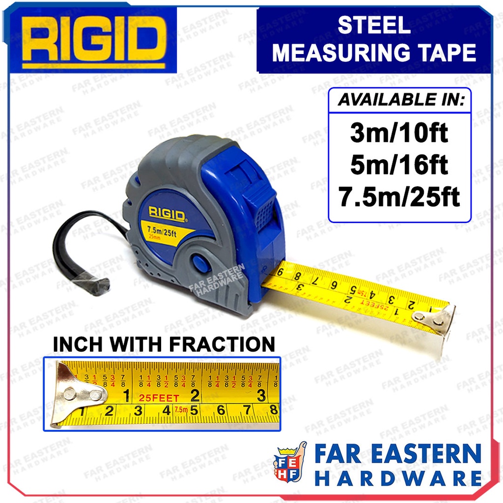 Rigid deals tape measure