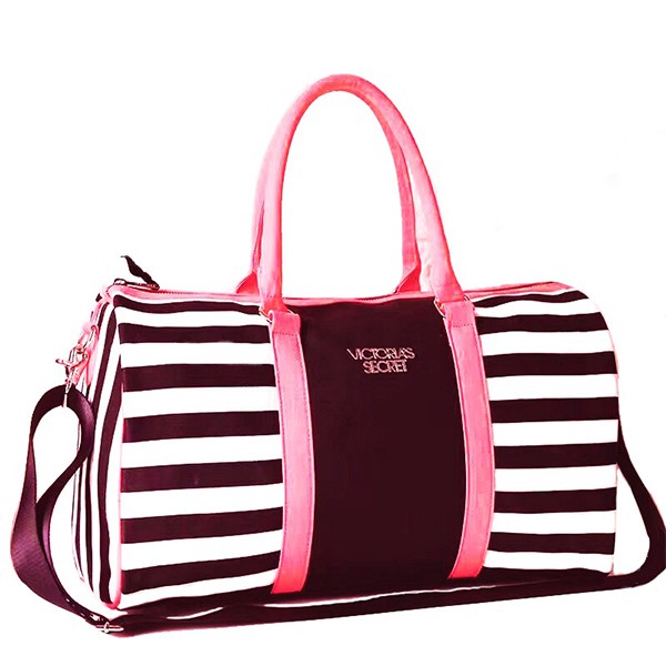 Victoria's Secret Women Stripe Weekender Bag | Shopee Philippines