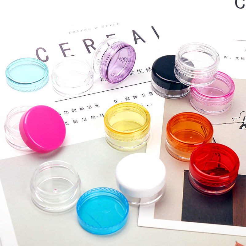 3g gram round-bottom face cream box Cream bottle Trial pack sample box ...