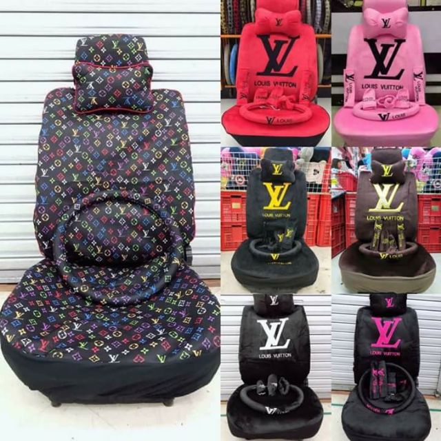 Cod Lv Car Seat Cover And Rubber Carmat  Girly car seat covers, Louis  vuitton, Cute car seat covers