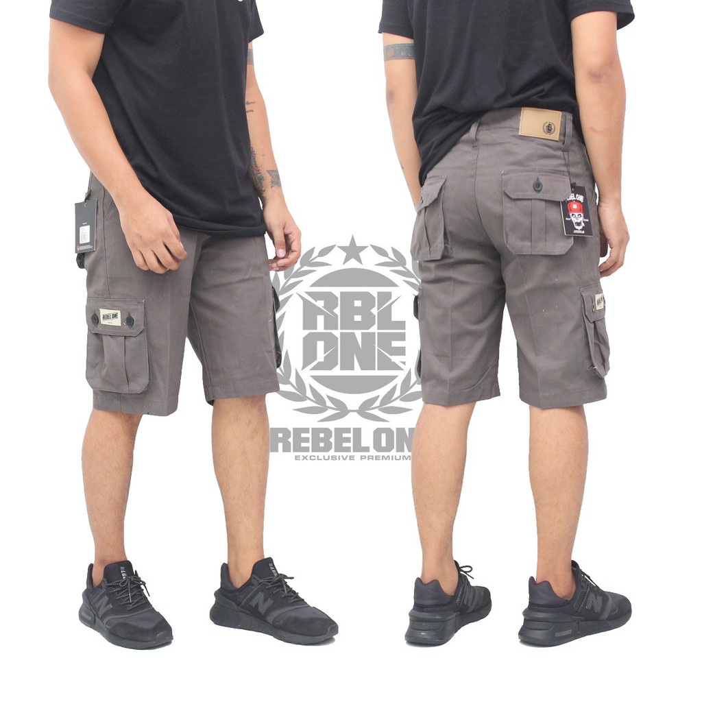 Pdl Original Brand Rebel One Mountain Cargo Shorts For Men | Shopee ...
