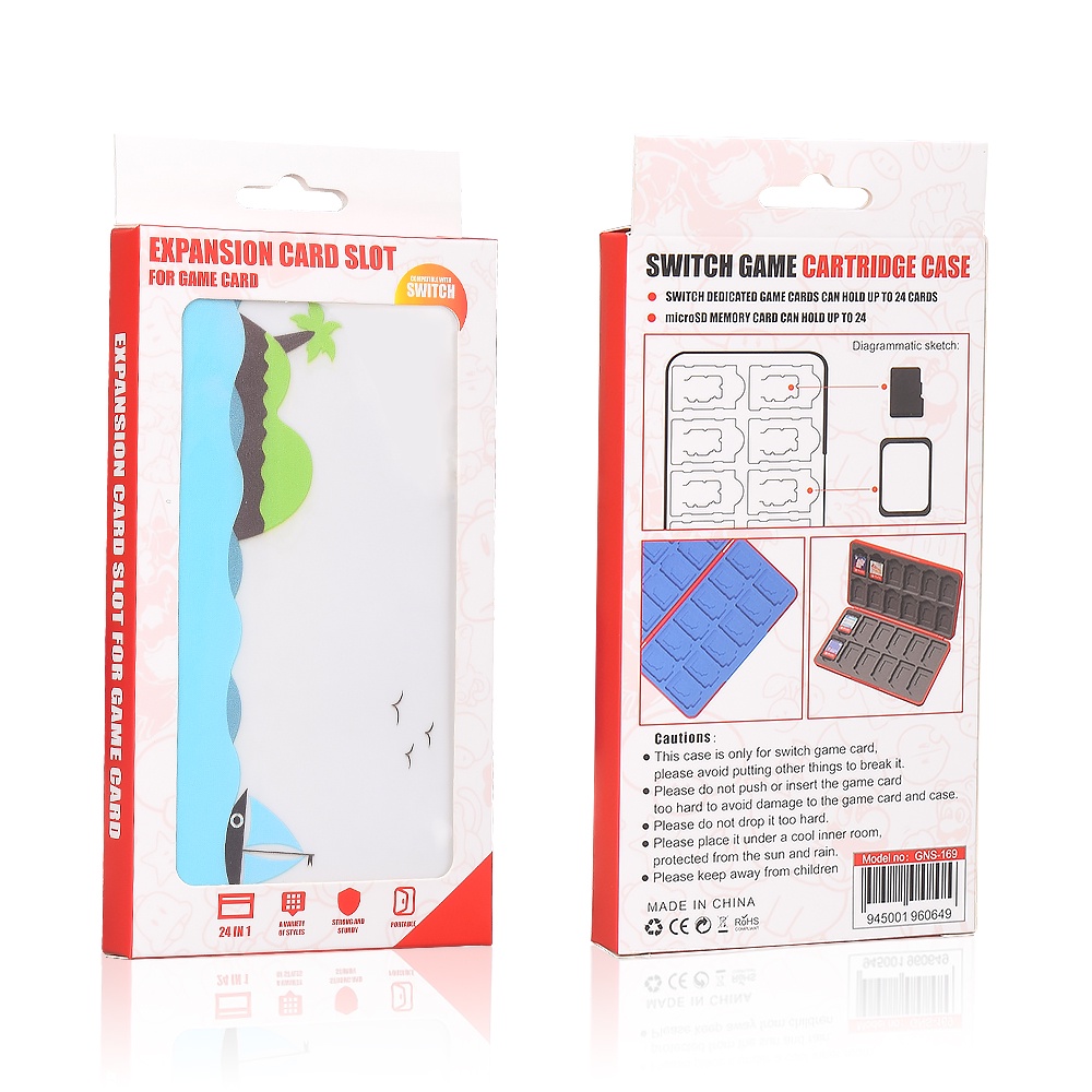 24 in 1 Nintendo Switch Oled Game Card Storage Case Magnetic 3D ...