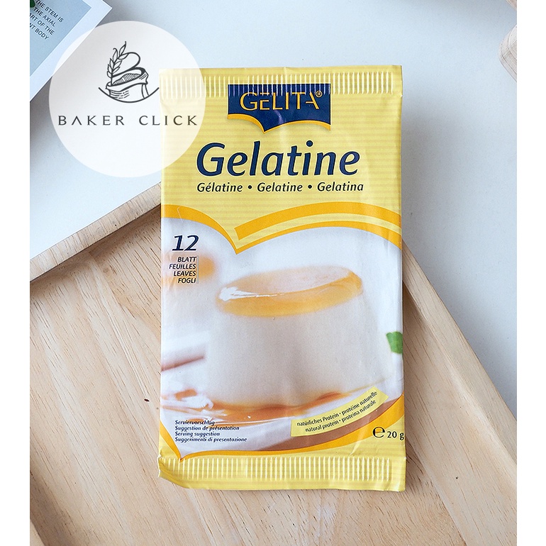 Gelatin Sheet GELITA Brand 20g. Bakery Ingredient Shopee Philippines