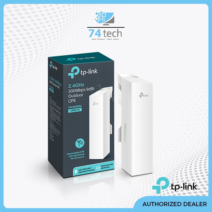 Tp-Link CPE210 2.4GHz 300Mbps 9dBi Outdoor CPE | Shopee Philippines