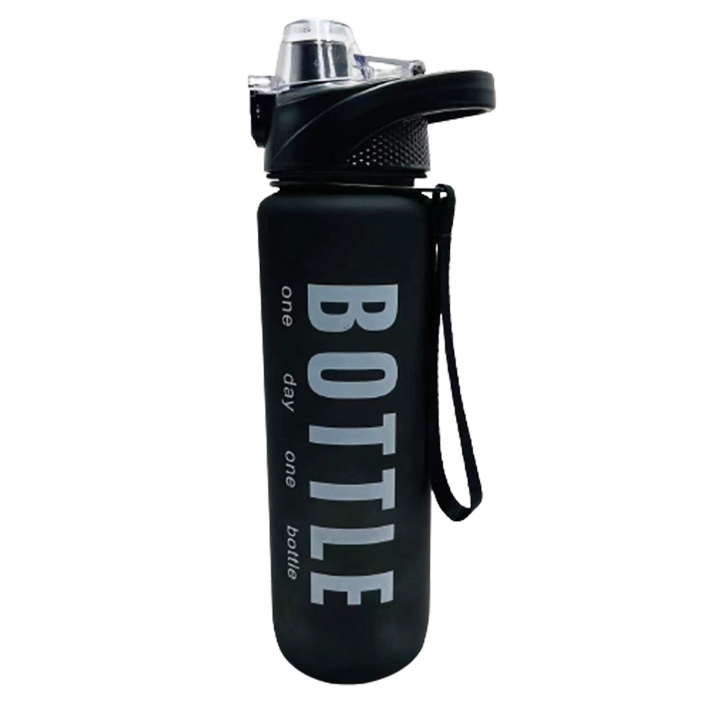 Home Zania 1Liter Water Bottle Tumbler With Straw, One Day One Bottle