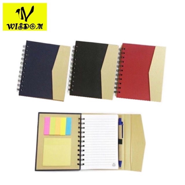 813 NOTEBOOK & STICKY NOTE BALL PEN school supplies Shopee Philippines