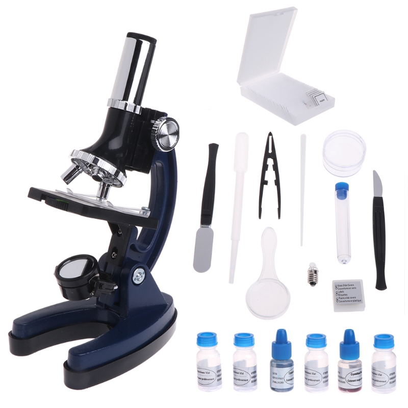 100x 600x 1200x microscope biological microscope set for students 3DlE ...