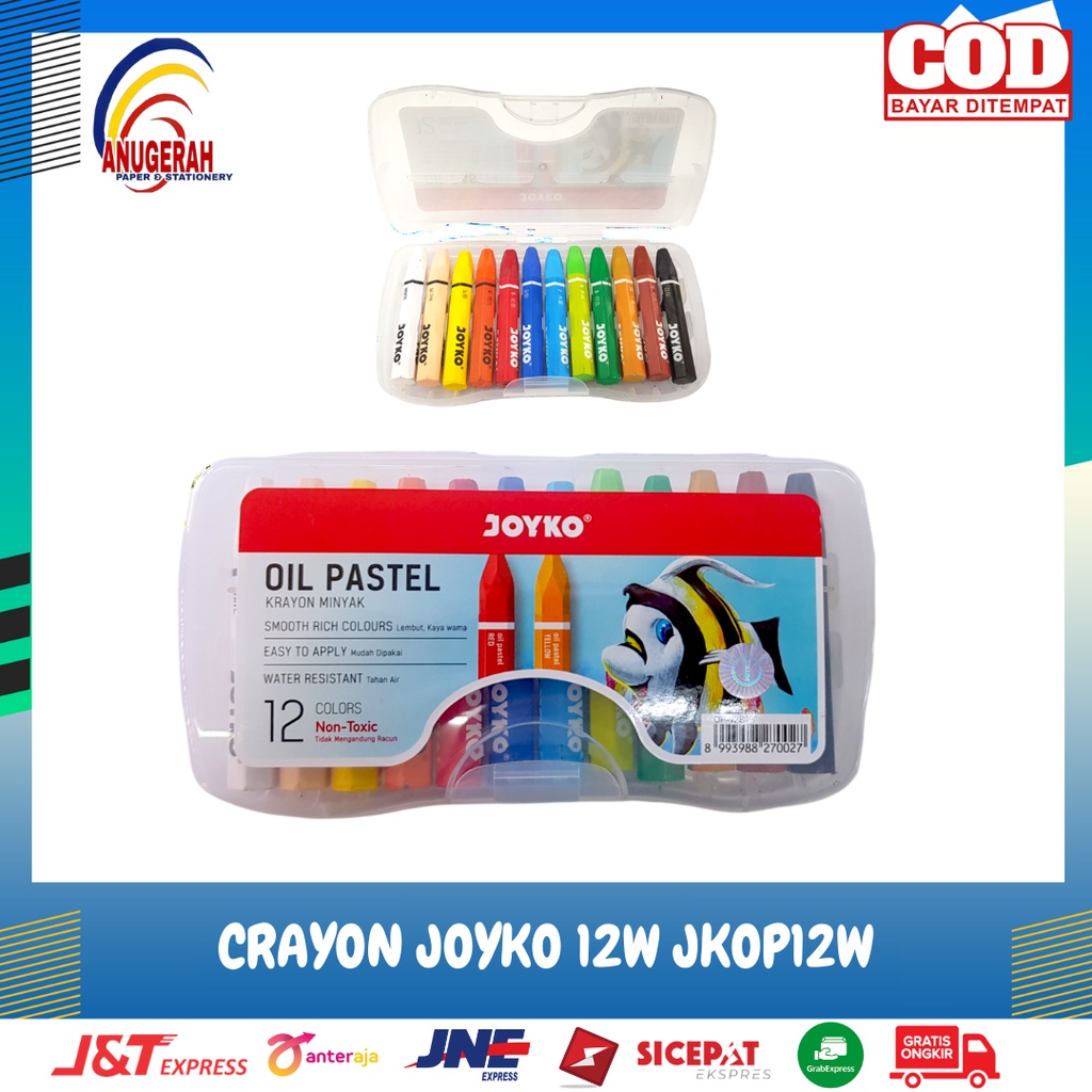 Joyko CRAYON 12 Colors / JOYKO OP12S SEA WORLD (PCS) Shopee Philippines