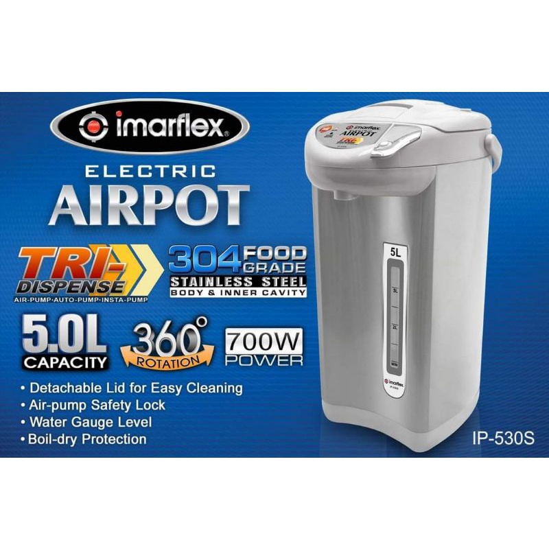 Imarflex Electric Airpot 5 Liters IP530S Shopee Philippines