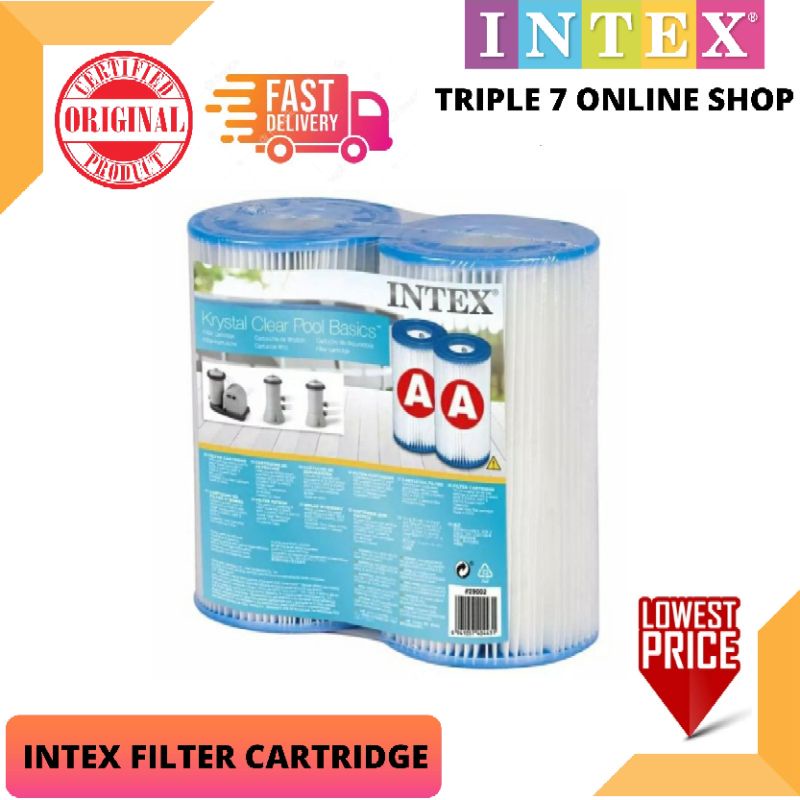 ORIGINAL INTEX FILTER CARTRIDGE (TWIN PACK) Shopee Philippines