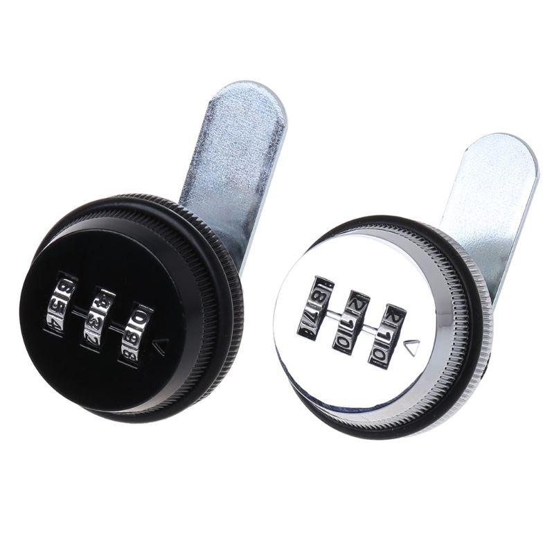 3 Digital Code Combination Cabinet Lock Zinc Alloy Password Locks Home ...