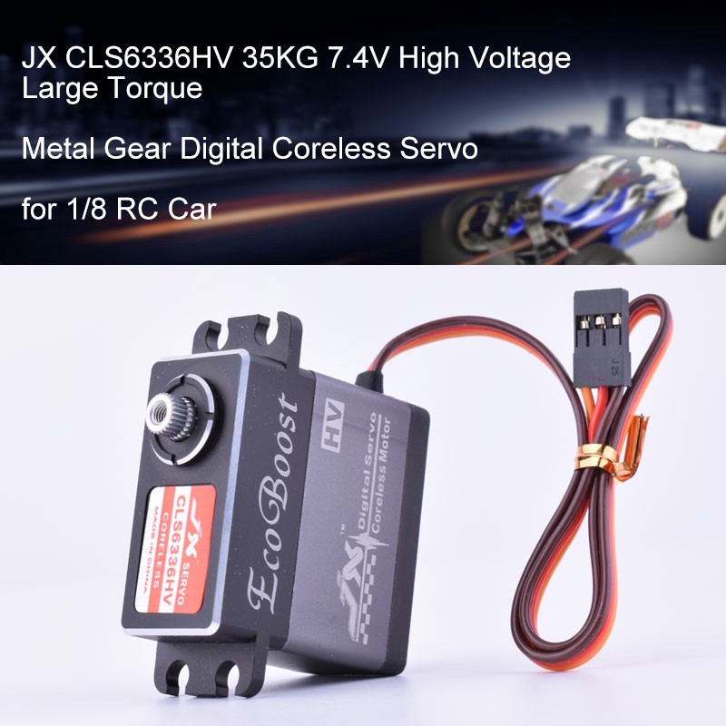 JX CLS6336HV 35KG 7.4V High Voltage Aluminium Shell Metal Gear Digital
