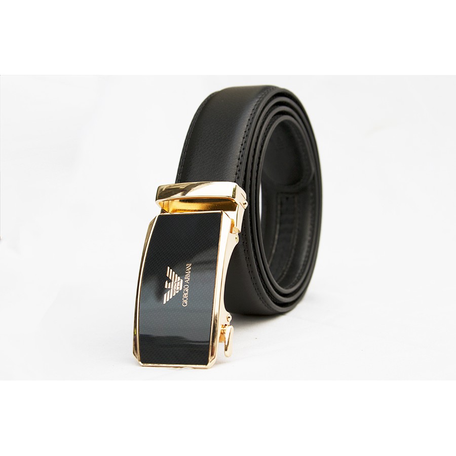 Men'S belts, men's REAL LEATHER belts 100 Manzo 918 (QUALITY