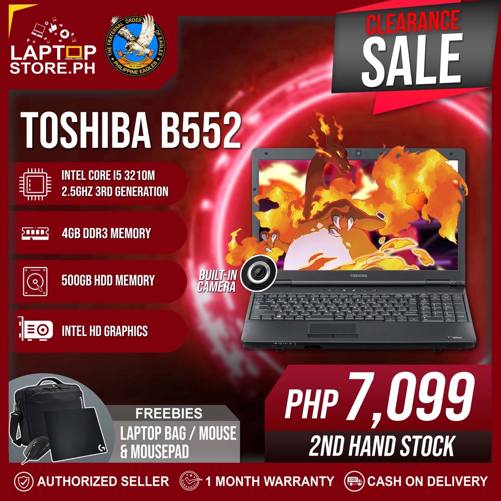 Laptop Toshiba Dynabook B552 Intel Core i5 3210M 2.50Ghz 4gb DDR3 320GB ...