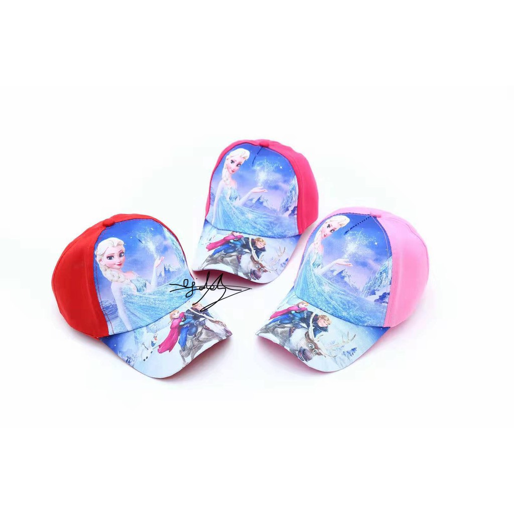 Frozen Cartoon character cap for kids Shopee Philippines