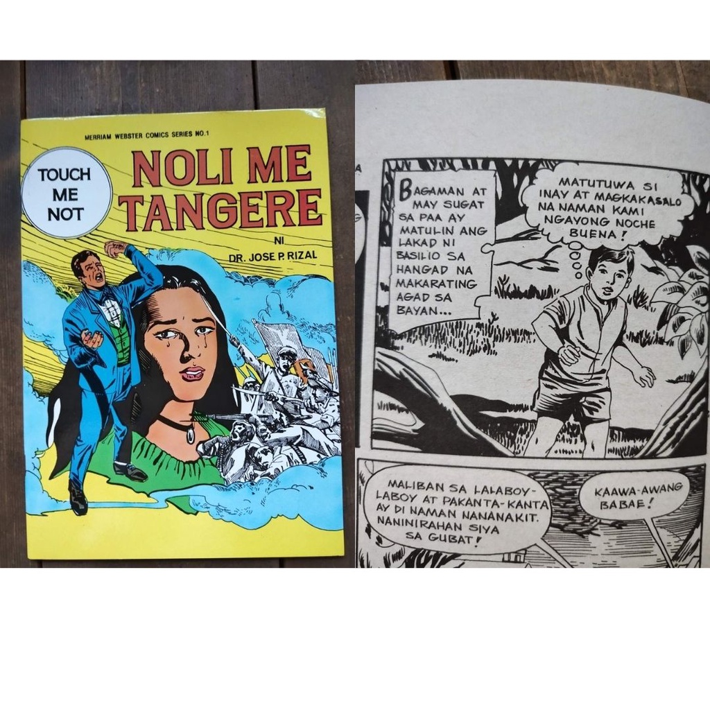 Tagalog Comics Jose Rizal El Filibusterismo Noli Me Tangere Florante At Laura Adarna