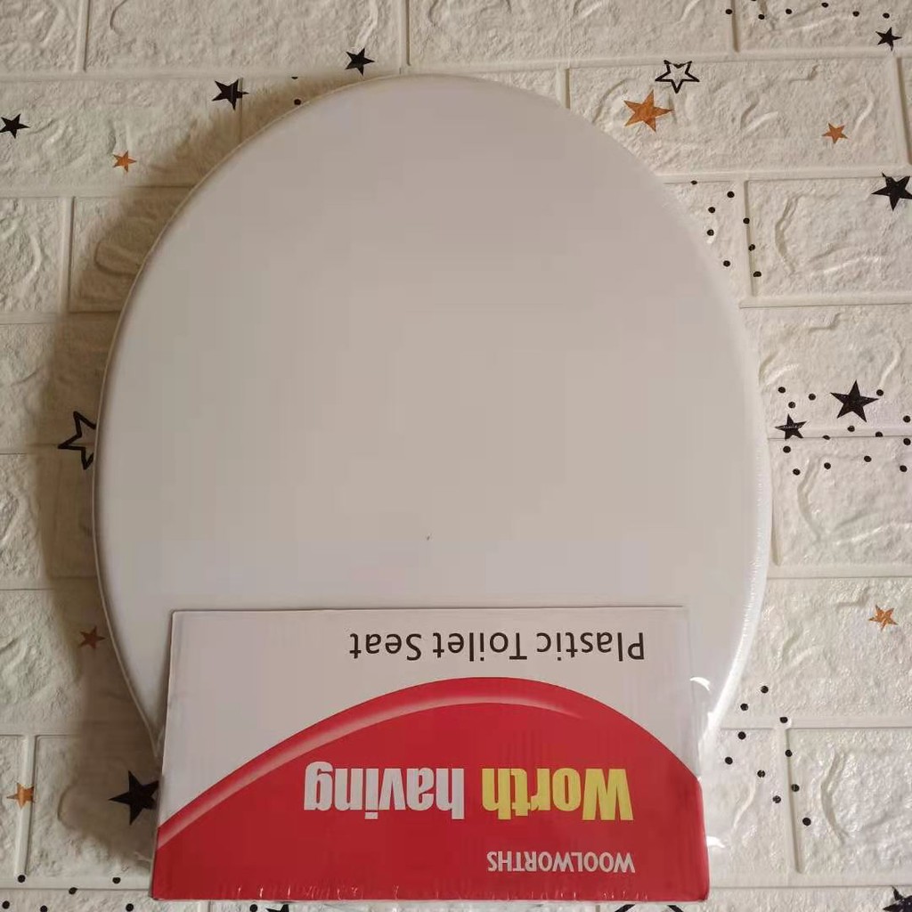Wholesale and retail plastic toilet seat white round Shopee Philippines