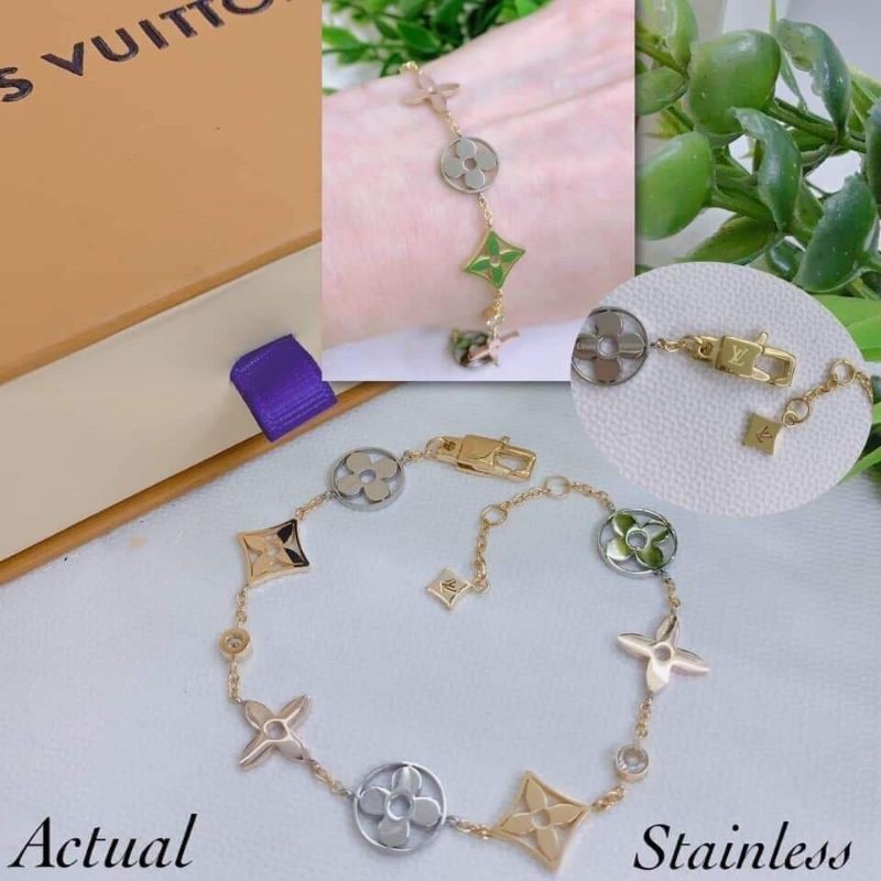 Louis vuitton stainless hot sale steel bracelet