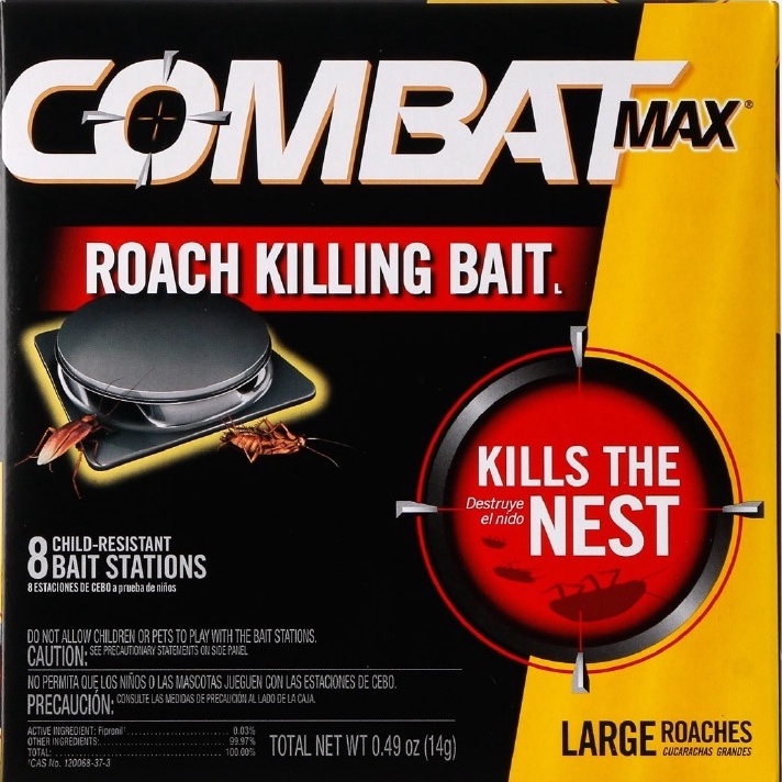 Combat Max Roach Killing Bait 8 Bait Stations 0.49 14g KECORP_S1 ...