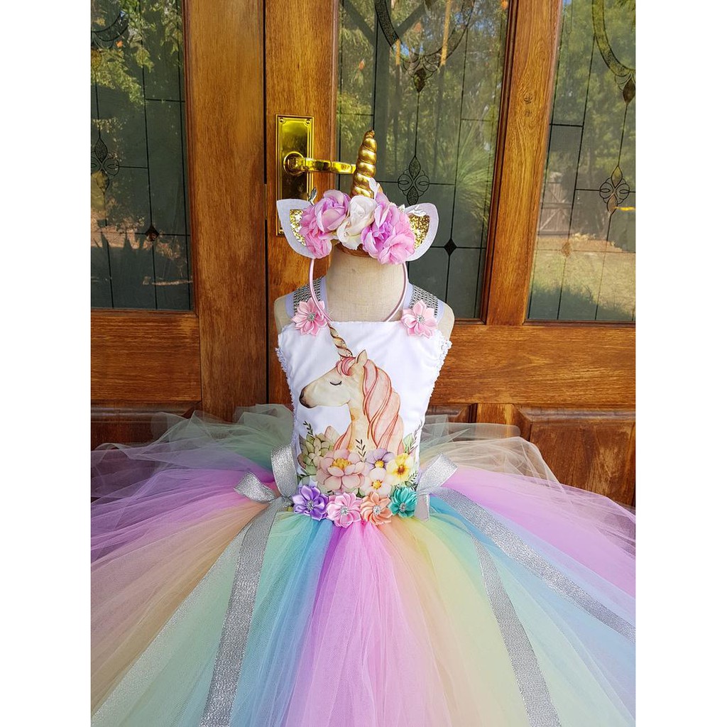 Girls unicorn tutu clearance dress