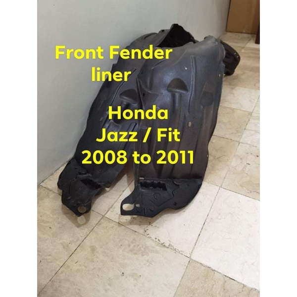 Front Fender liner Honda Jazz Fit 2008 2009 2010 2011 Shopee Philippines