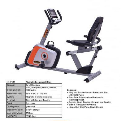 Balance discount recumbent bike