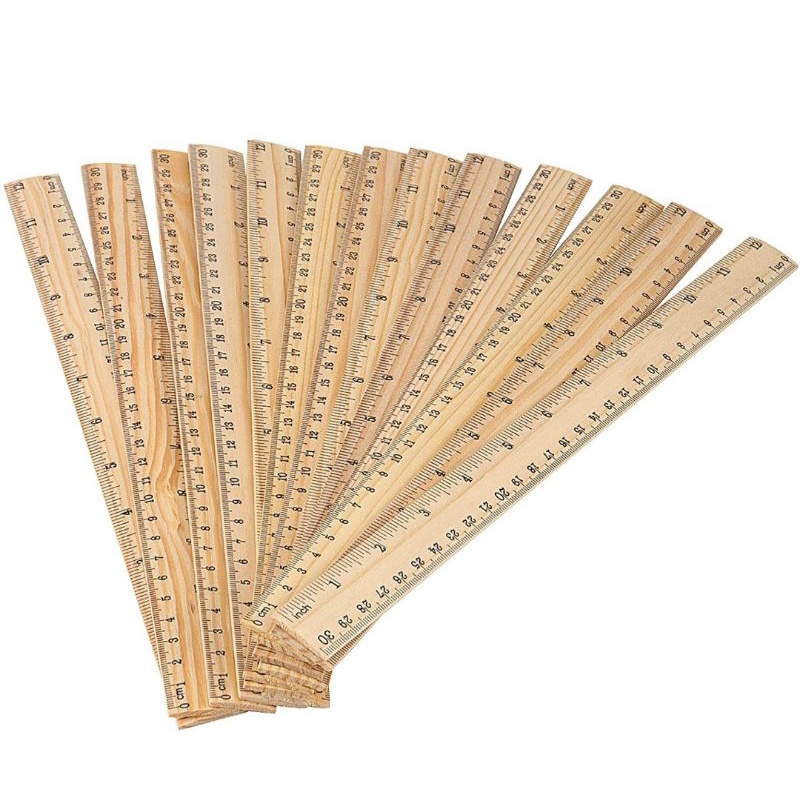 Horse 12 Inches Wood Ruler | Shopee Philippines
