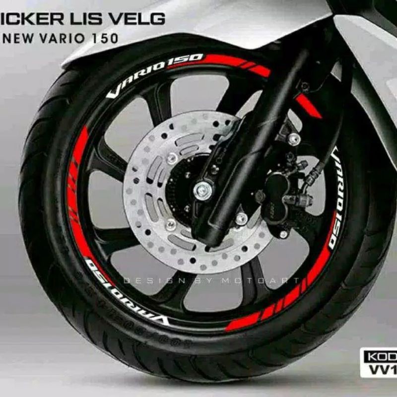 Sticker LIST HONDA Click 150 Rims NEW CUTTING STICKER | Shopee Philippines