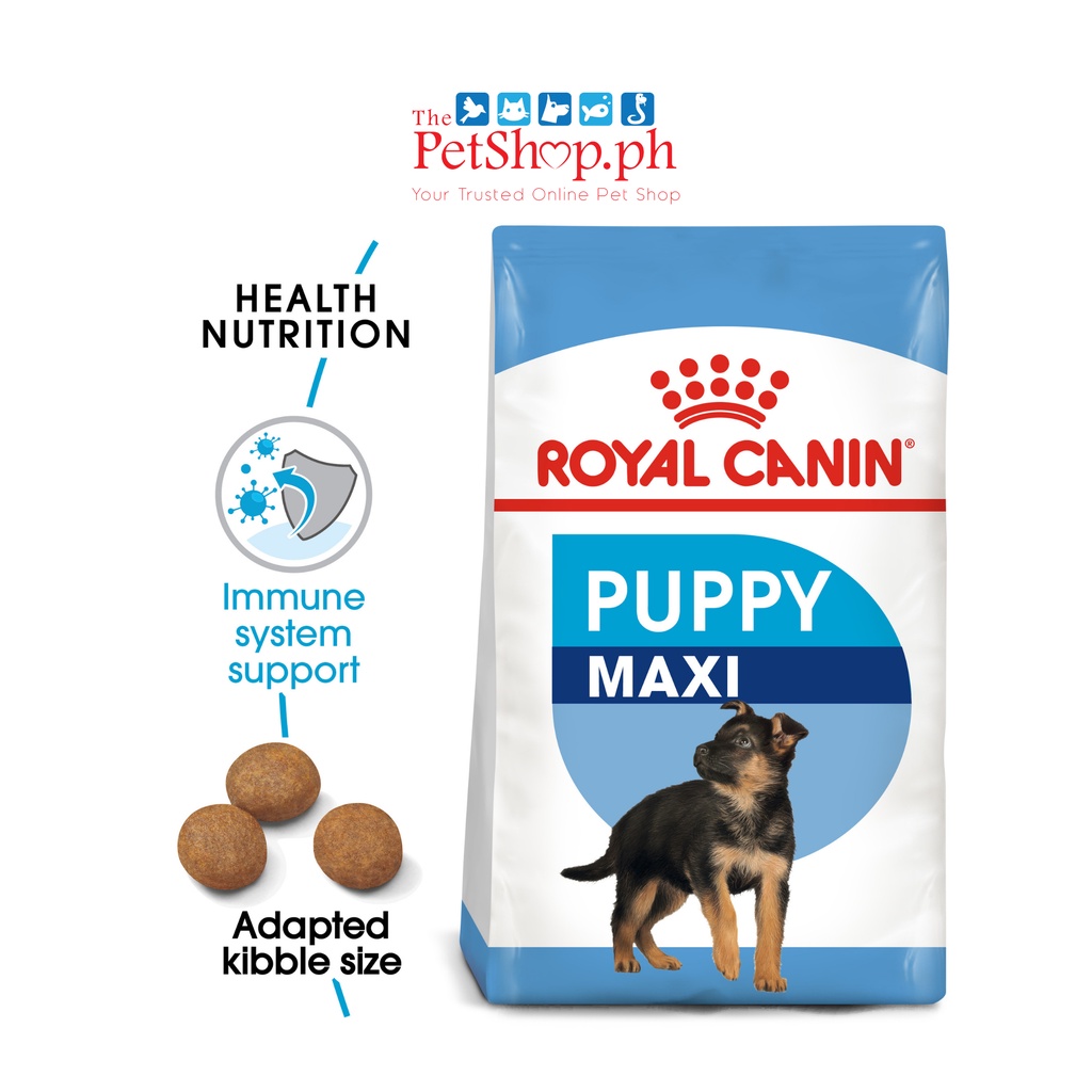 Royal Canin Maxi Puppy FREE 1 MAXI PUPPY POUCH 140G 15kg Dry Dog Food Shopee Philippines