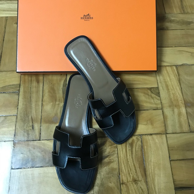 AUTHENTIC Hermes Oran Sandal Size 34 Shopee Philippines