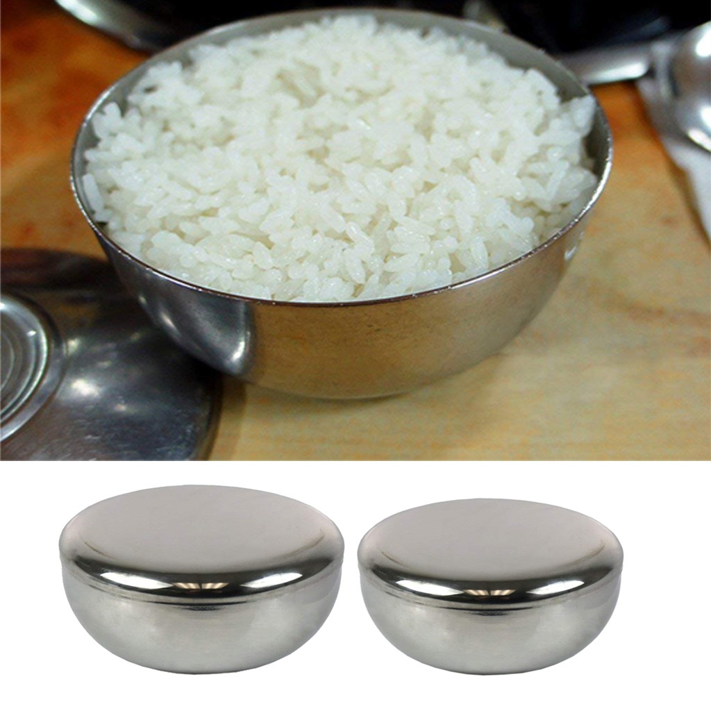 Stainless Steel Korean Rice Bowl with Lid Food Container Mixing Bowl Shopee Philippines