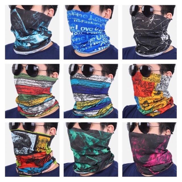 COD#Cute Anti Dust UV Buff Bandana Head Scarf Mask Proecion ...