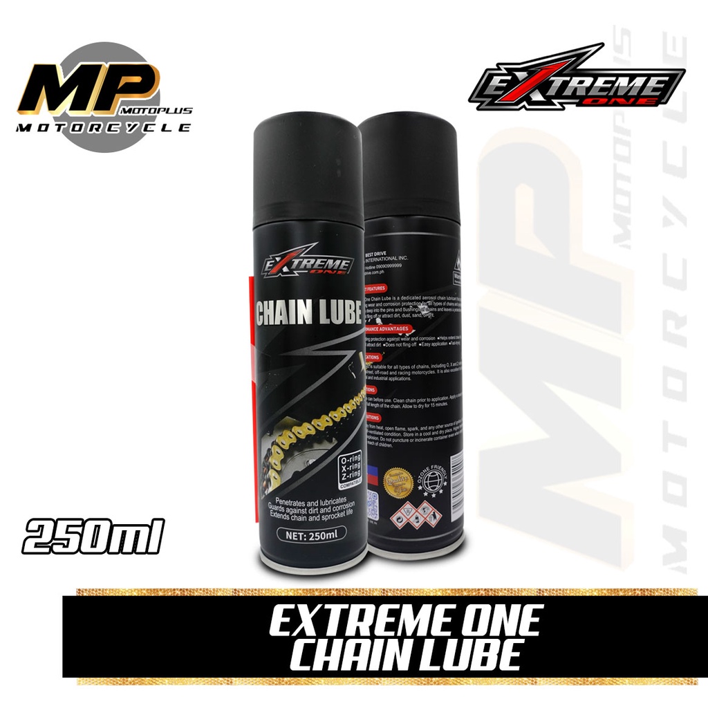 EXTREME ONE CHAIN LUBE MOTOPLUS MOTORCYCLE Shopee Philippines