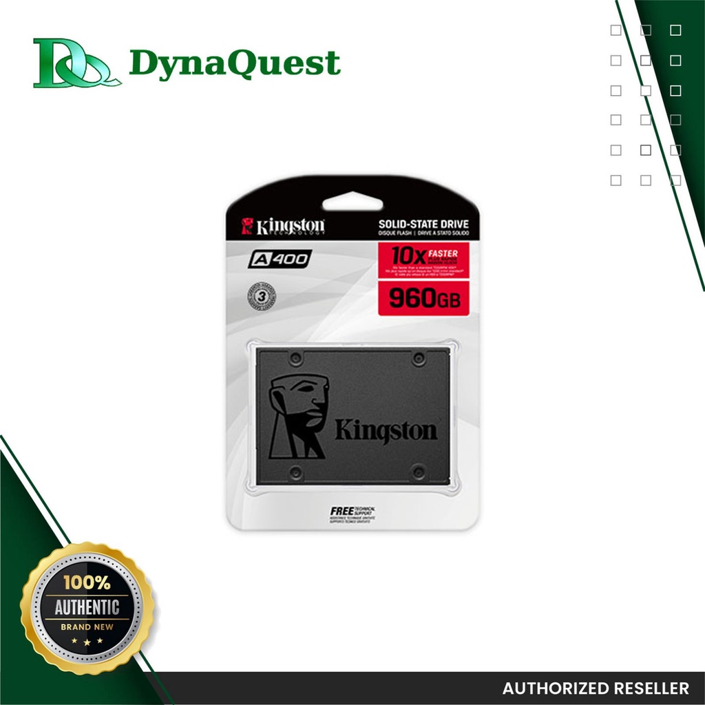 SSD Kingston A400 960GB 2.5 SATA 3 - Alta Velocidade e Confiabilidade