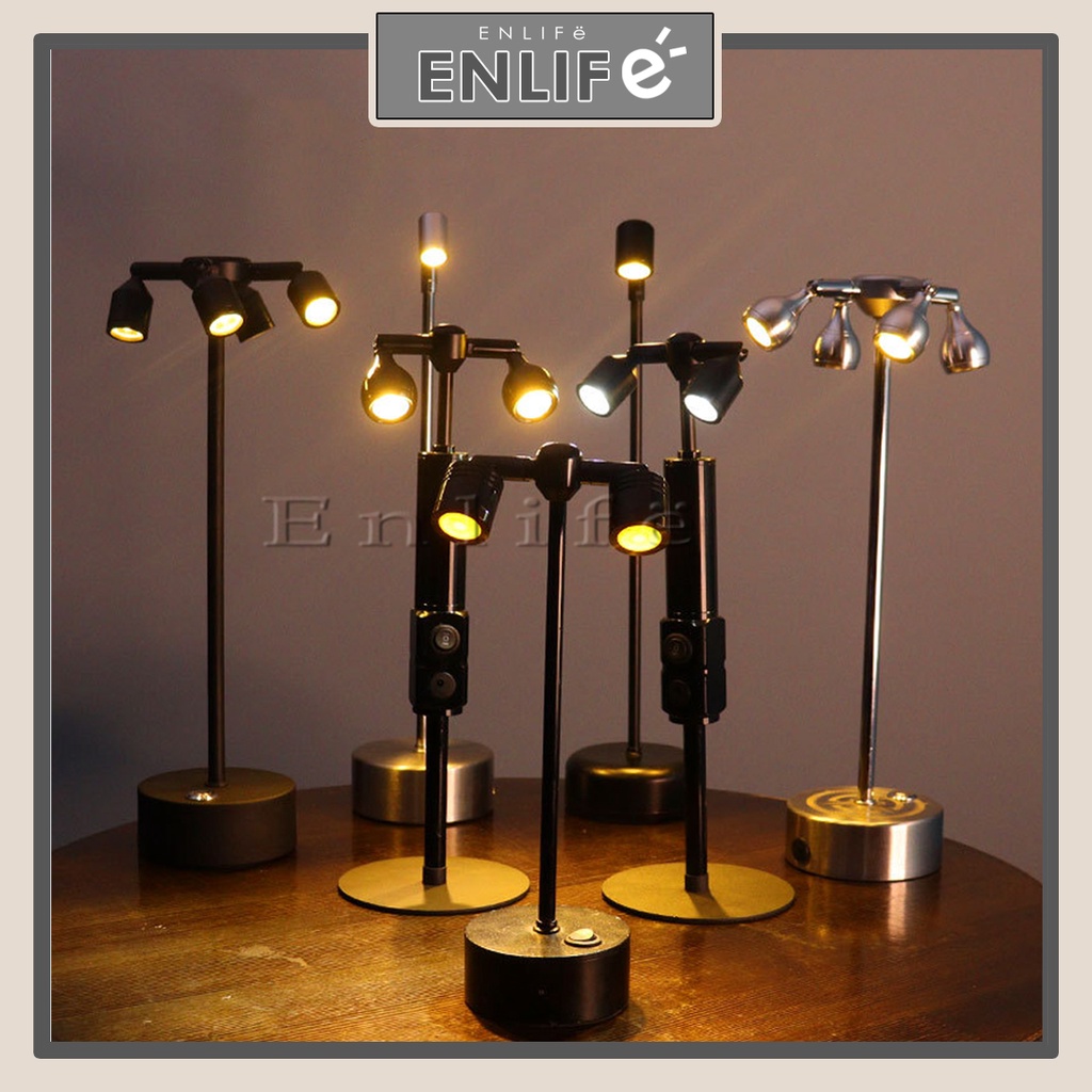 ENLIFë LED Display Lamp Spotlight table lamp Rechargeable touch lamp