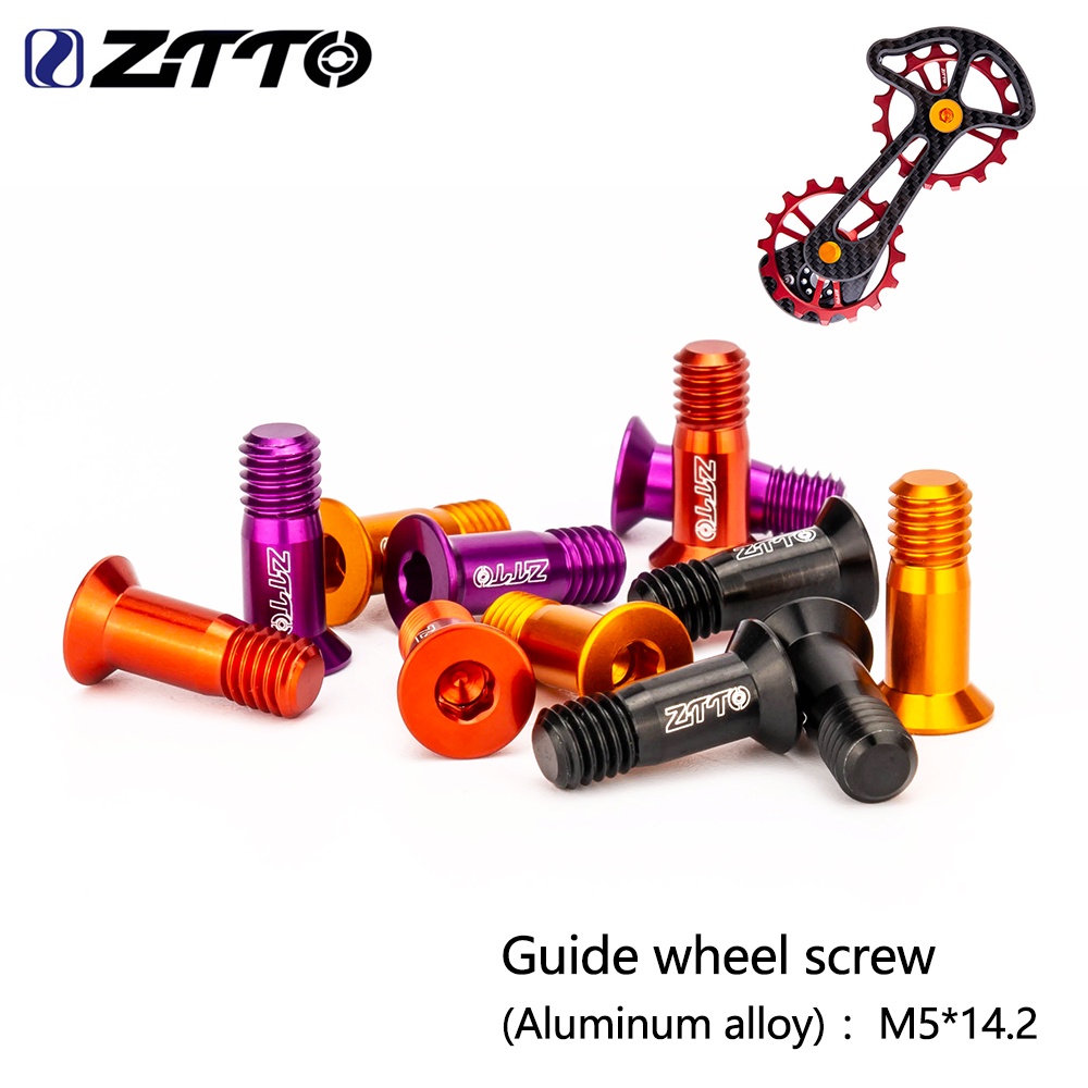 ZTTO MTB Bicycle Rear Derailleur Jockey Wheel Bolts Guide Wheel Screws