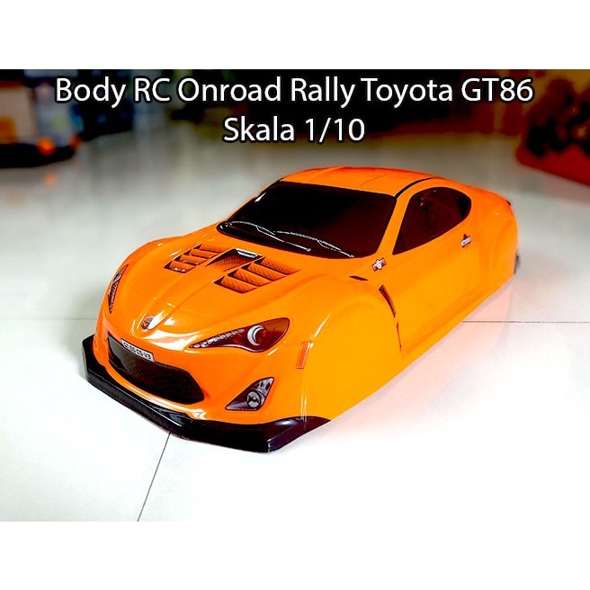 Body RC Onroad Rally Toyota GT86 Scale 1/10 HSP FF Tamiya XV01 | Shopee ...
