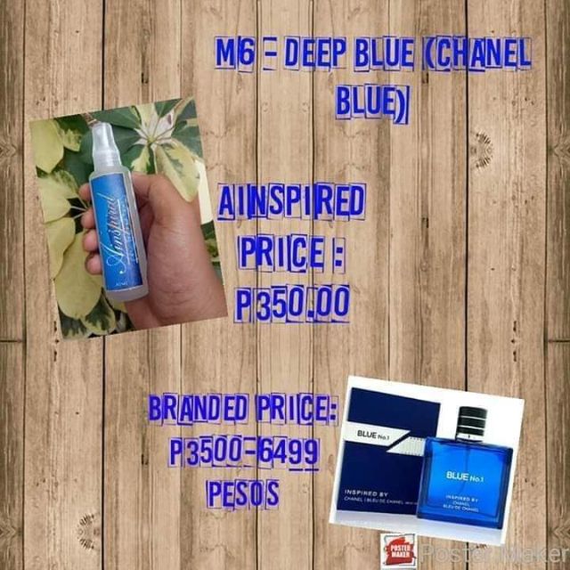 Ainspired Perfume M6 - Deep Blue (Chanel Blue)