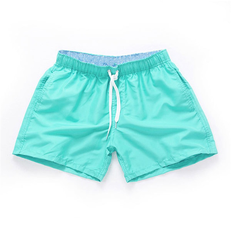 Summer Men's Beach Swimming Quick Dry Taslan Board Shorts | Shopee ...