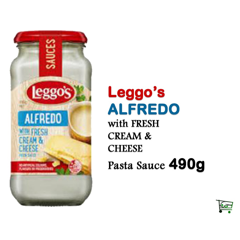 LEGGO'S ALFREDO WITH FRESH CREAM & CHEESE PASTA SAUCE 490g Shopee