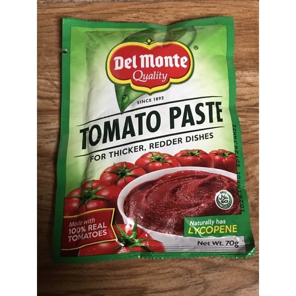 Del Monte Tomato Paste 70g Shopee Philippines