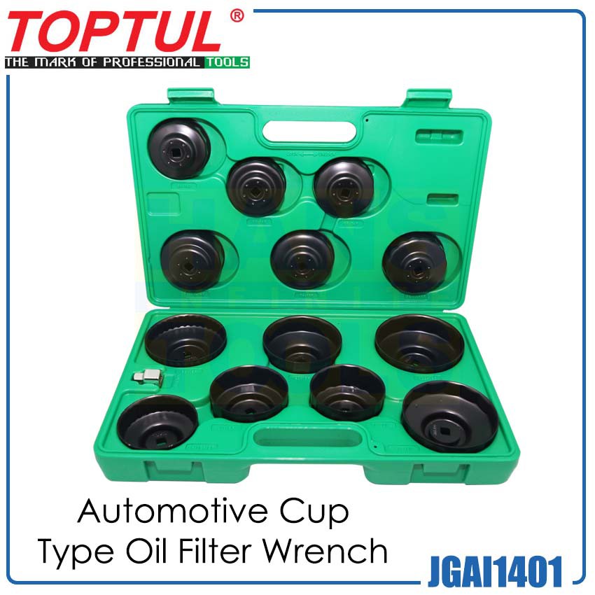 Toptul JGAI1401 Oil Filter Wrench Set Cup Type Shopee Philippines