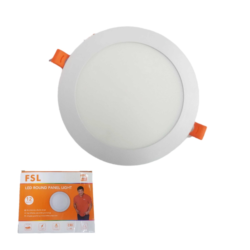 FSL LED Ultra Thin Round Panel Light daylight 3Watts 6Watts 9Watts 12Watts 15Watts 18Watts Shopee Philippines